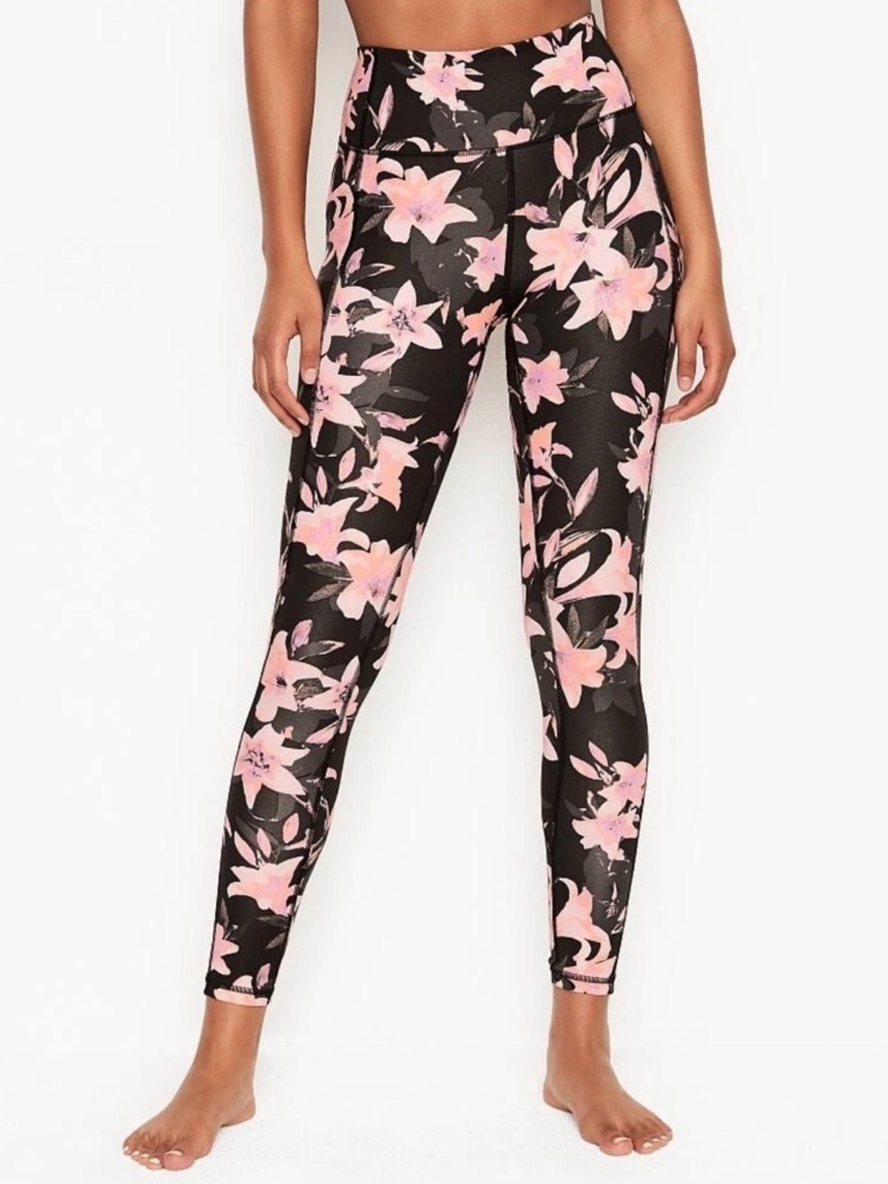 VICTORIA' S SECRET Floral Soft 7/8 Length Incredible Essential Pocket Leggings